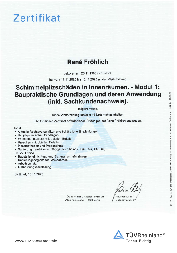 zertifikat-froehlich